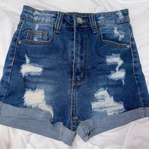 Blue Jean Shorts